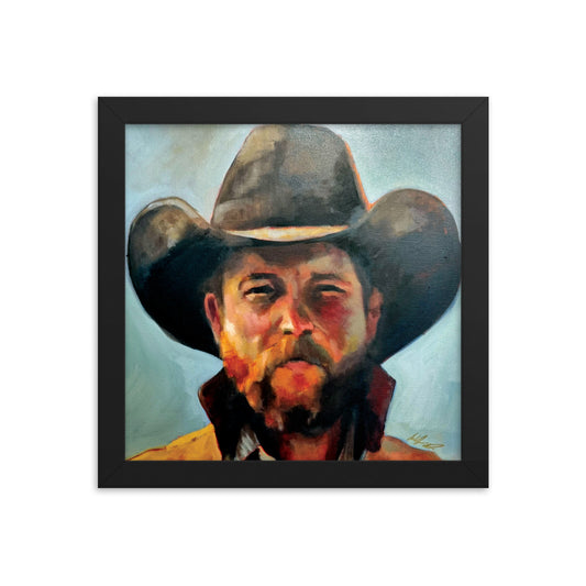 Colter Wall (Painting) Framed Poster