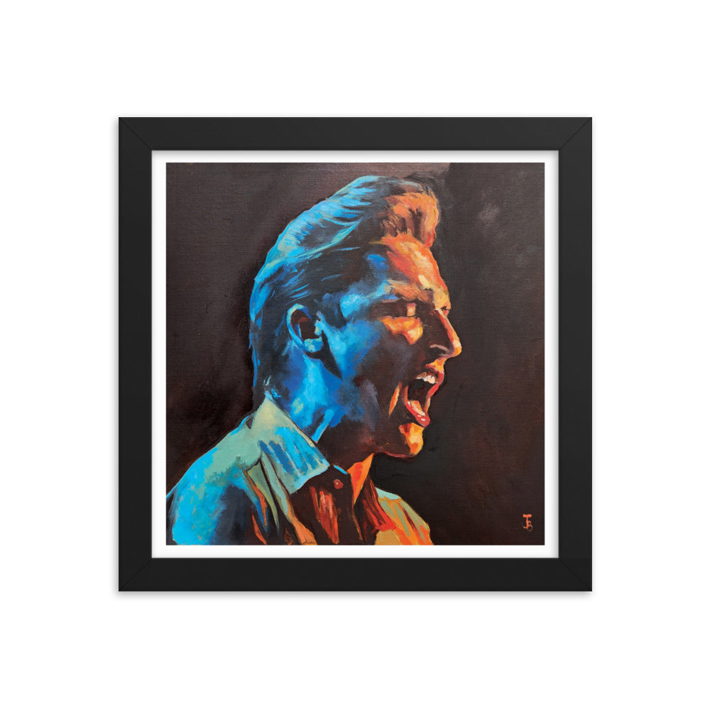 Brandon Coleman Of The Red Clay Strays (Painting) Framed Poster