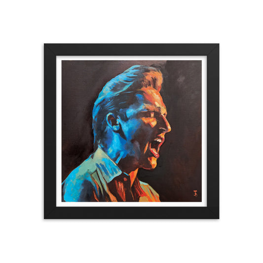 Brandon Coleman Of The Red Clay Strays (Painting) Framed Poster