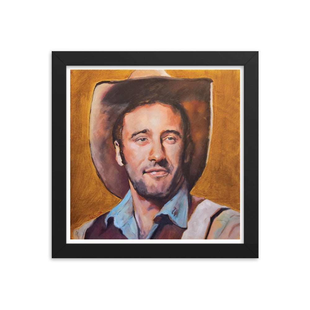 Luke Bell (Painting) Framed Poster