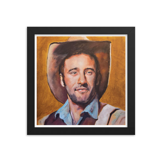 Luke Bell (Painting) Framed Poster