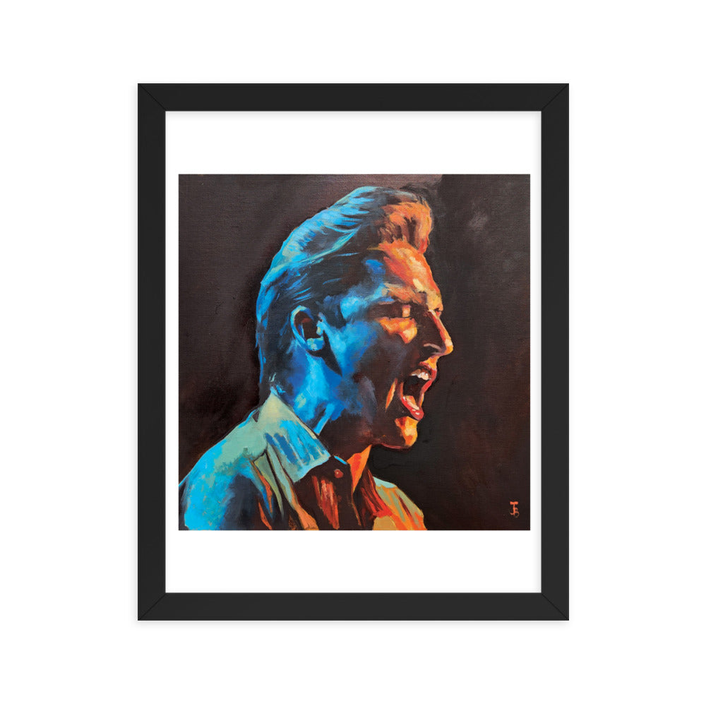 Brandon Coleman Of The Red Clay Strays (Painting) Framed Poster