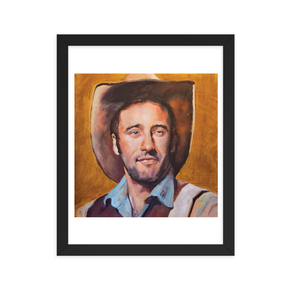 Luke Bell (Painting) Framed Poster