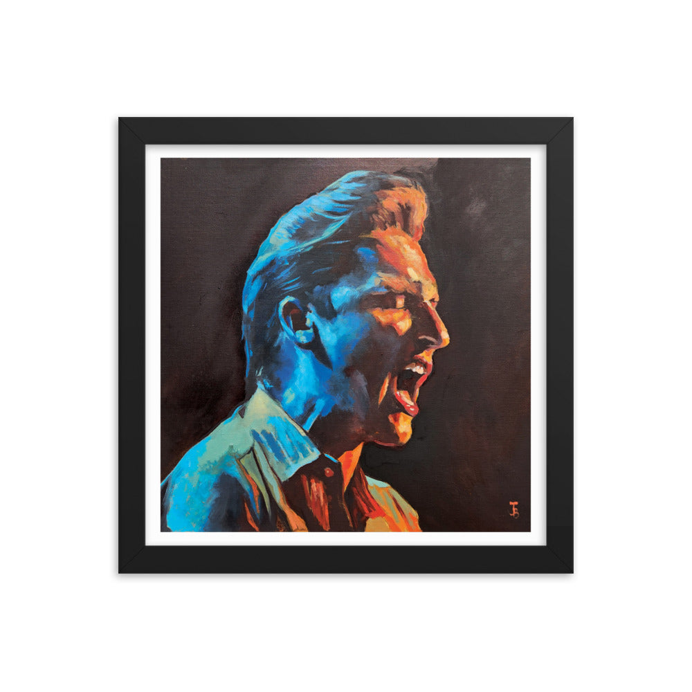 Brandon Coleman Of The Red Clay Strays (Painting) Framed Poster