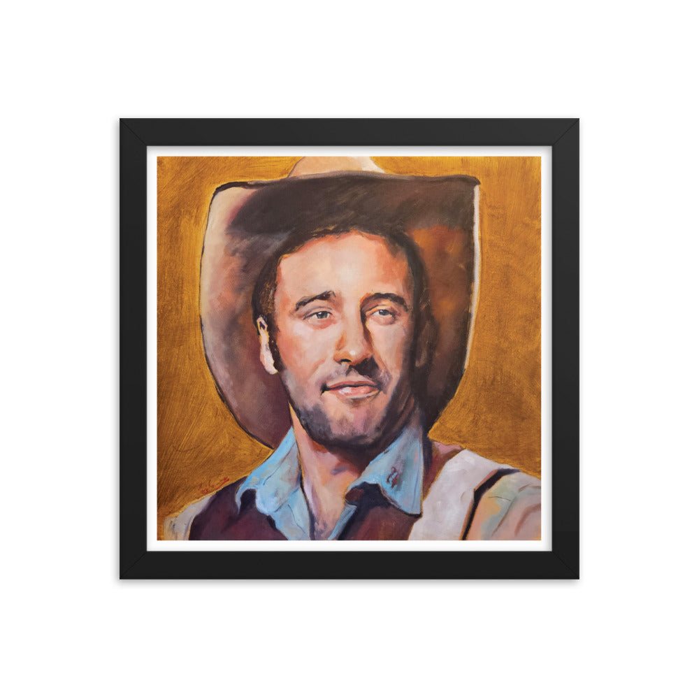 Luke Bell (Painting) Framed Poster