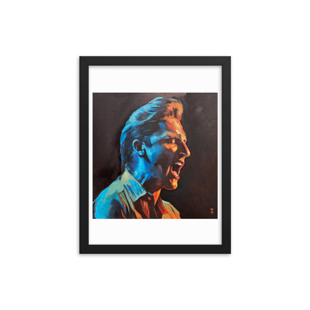 Brandon Coleman Of The Red Clay Strays (Painting) Framed Poster