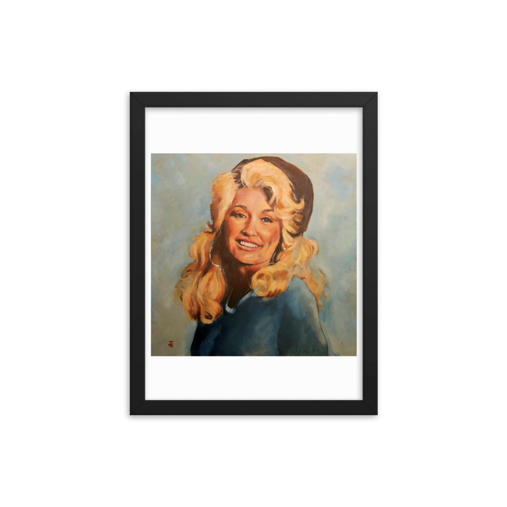 Dolly Parton (Painting) Framed Poster