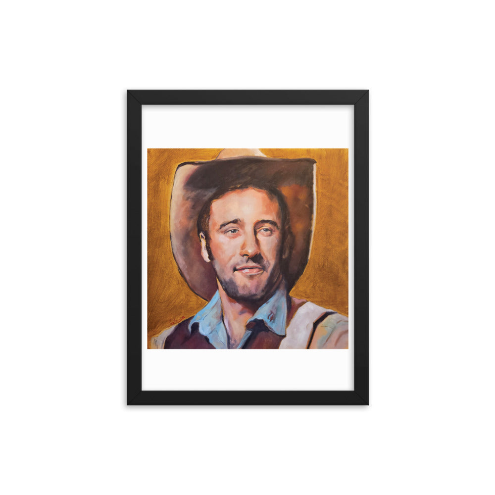 Luke Bell (Painting) Framed Poster