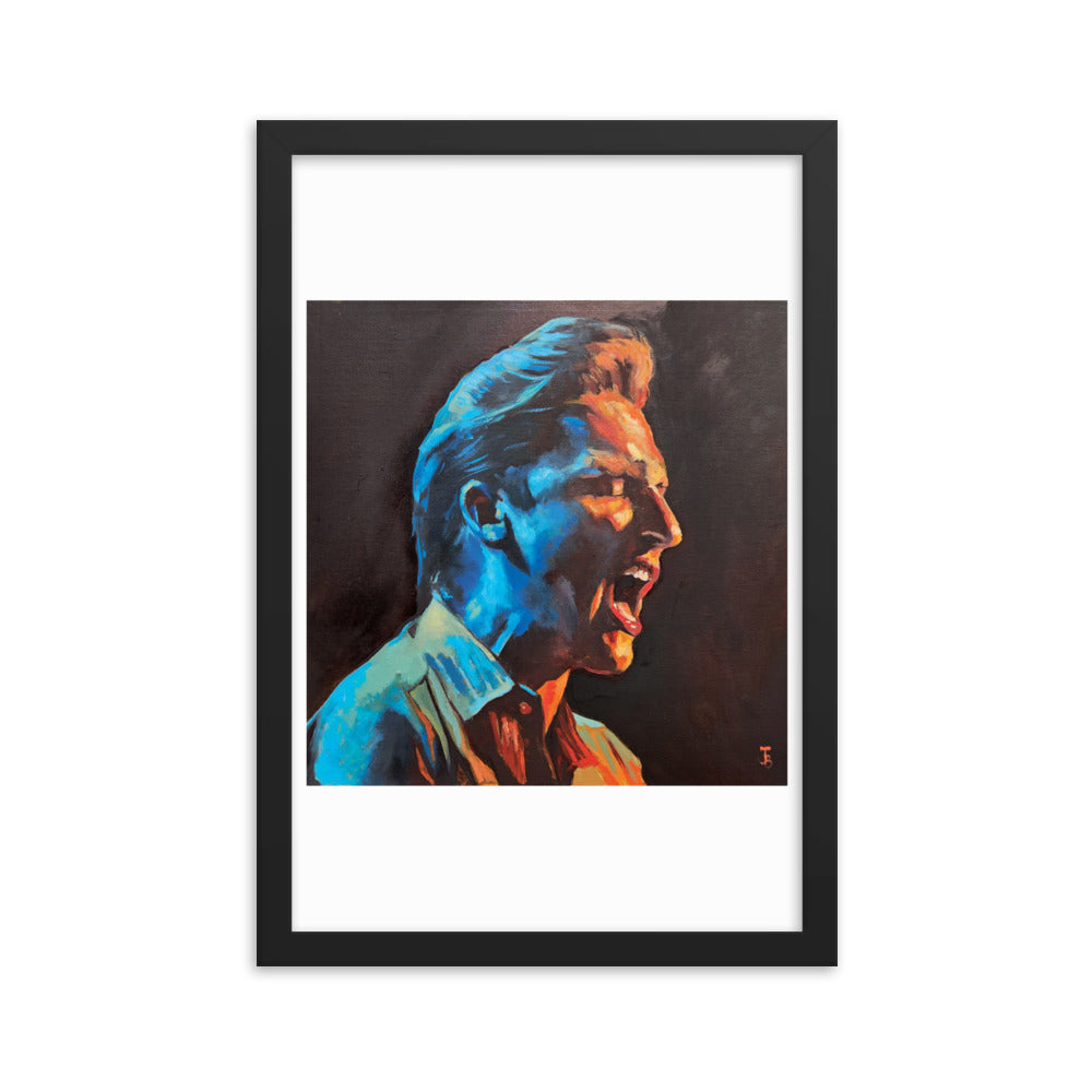 Brandon Coleman Of The Red Clay Strays (Painting) Framed Poster