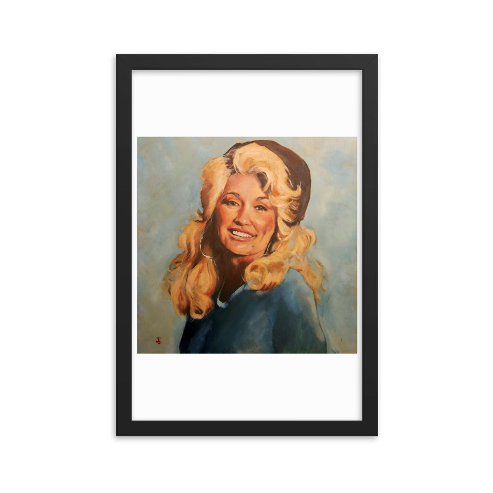 Dolly Parton (Painting) Framed Poster