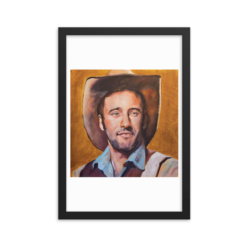 Luke Bell (Painting) Framed Poster