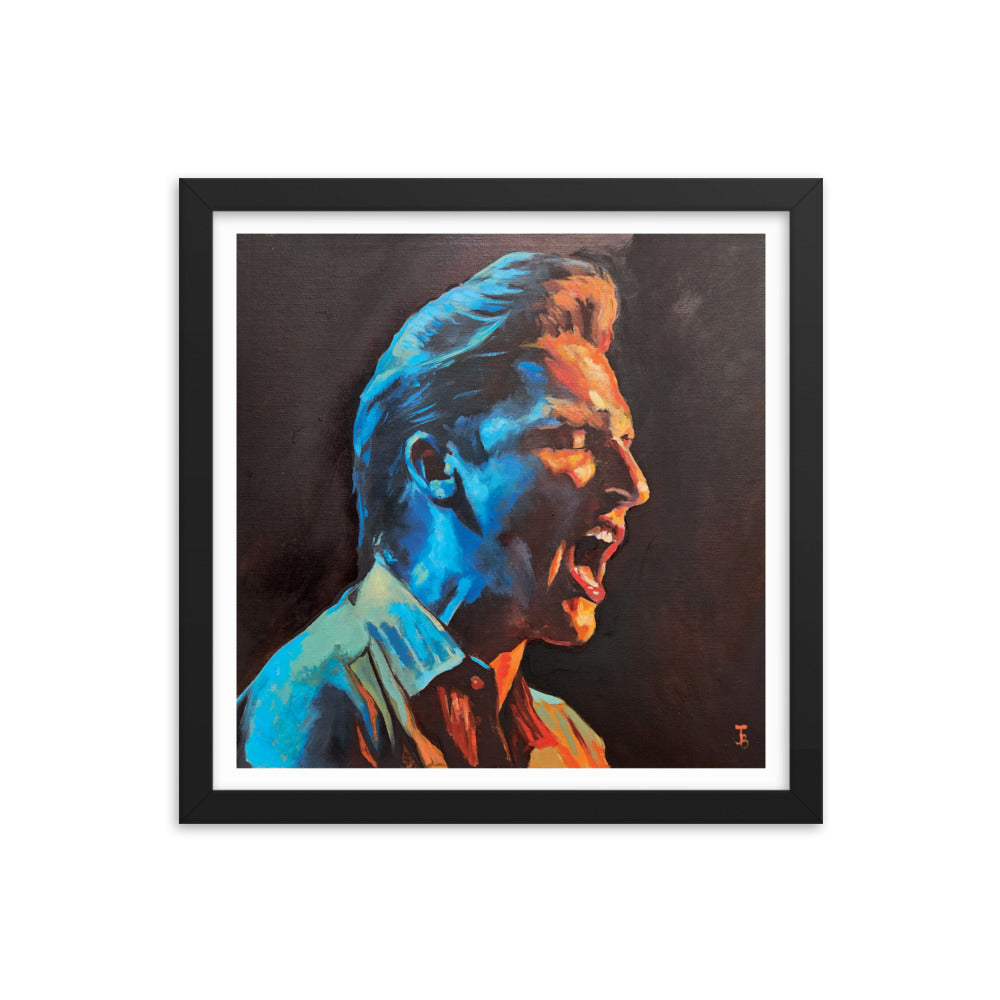 Brandon Coleman Of The Red Clay Strays (Painting) Framed Poster