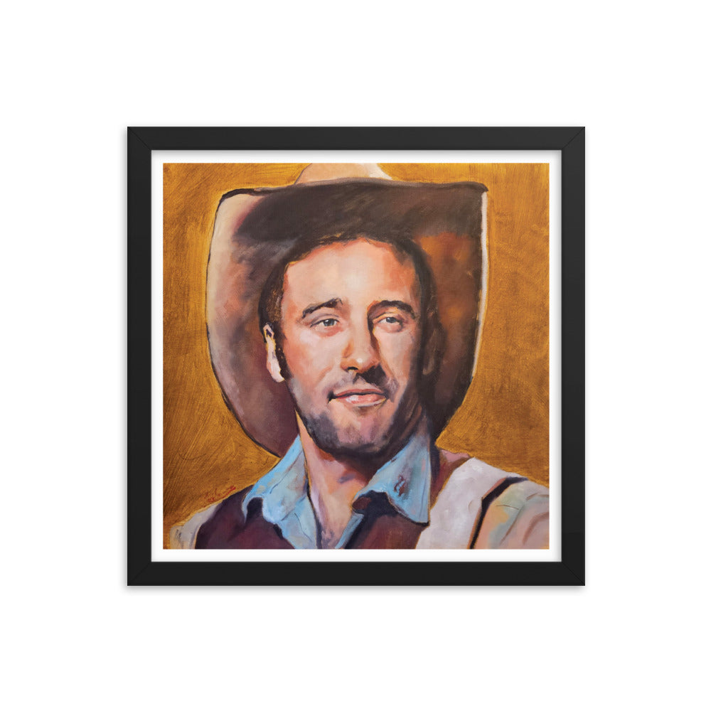 Luke Bell (Painting) Framed Poster