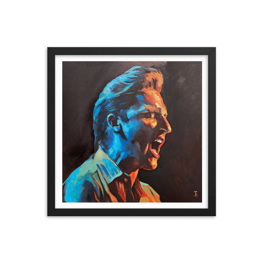 Brandon Coleman Of The Red Clay Strays (Painting) Framed Poster