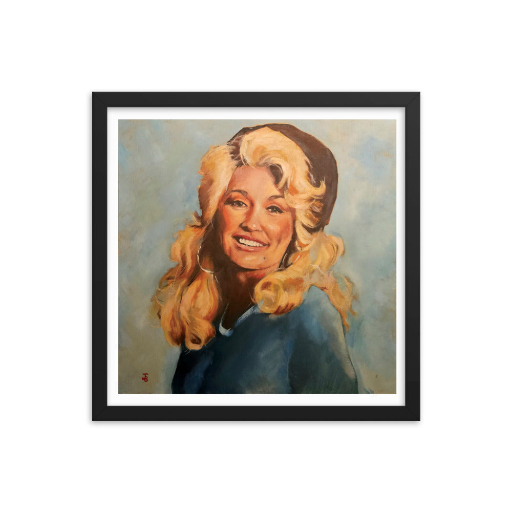 Dolly Parton (Painting) Framed Poster