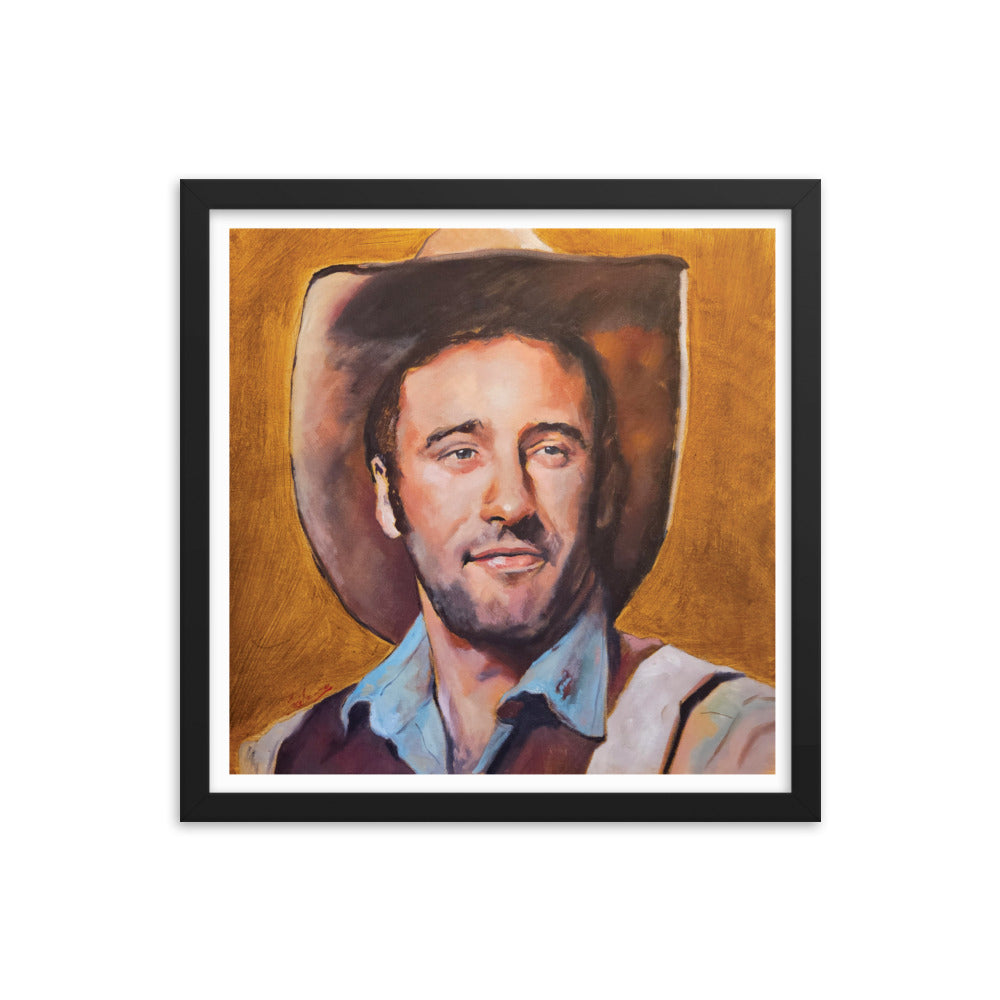 Luke Bell (Painting) Framed Poster