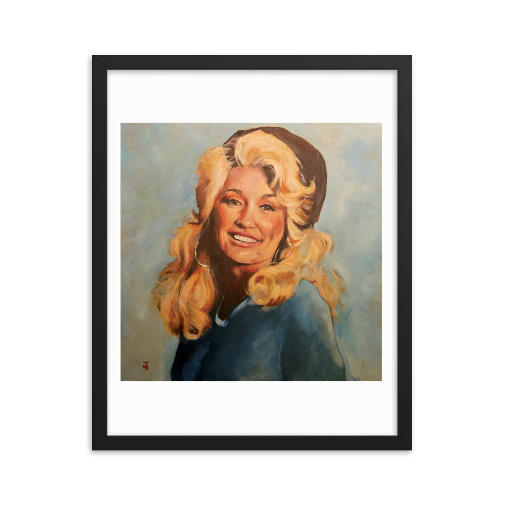 Dolly Parton (Painting) Framed Poster