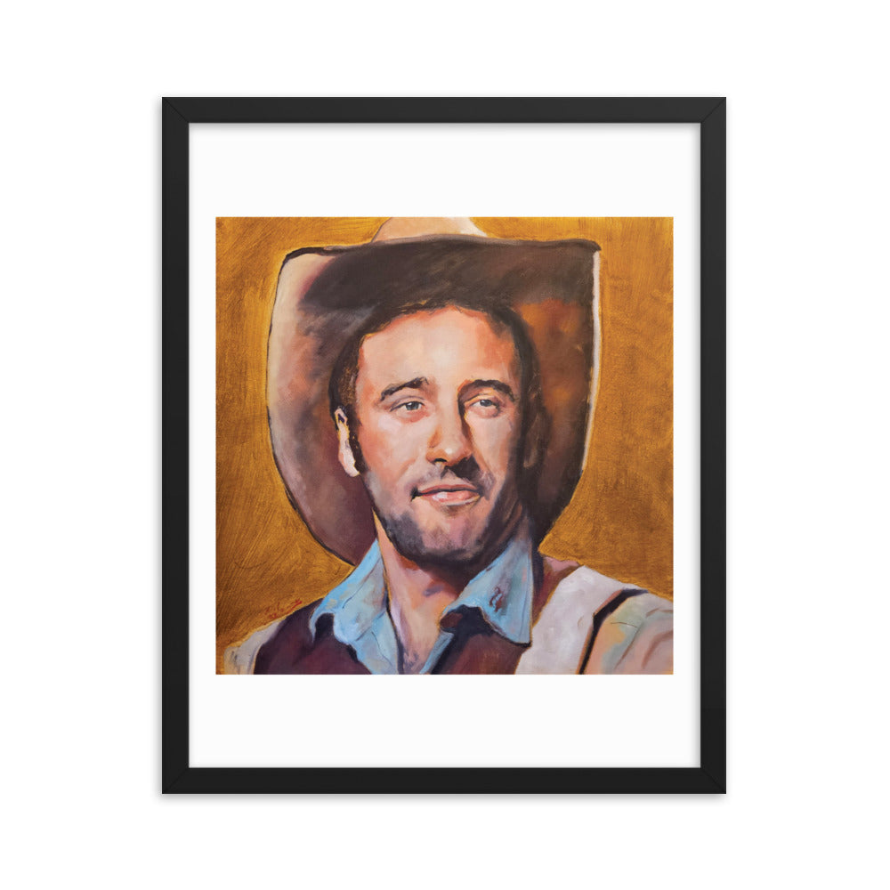 Luke Bell (Painting) Framed Poster