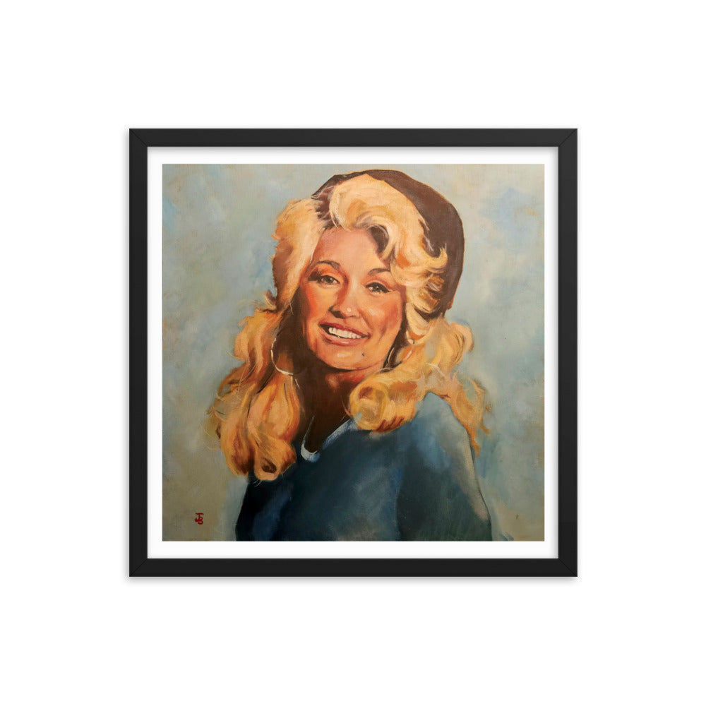 Dolly Parton (Painting) Framed Poster