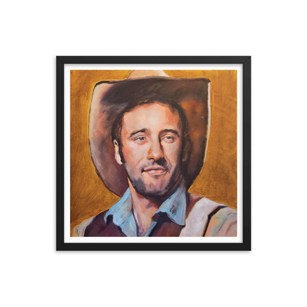 Luke Bell (Painting) Framed Poster