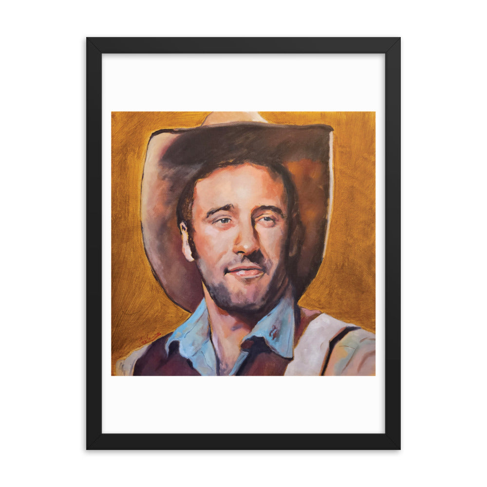 Luke Bell (Painting) Framed Poster