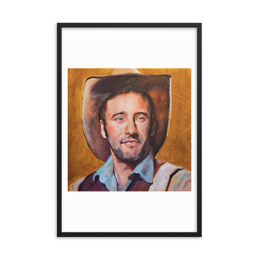 Luke Bell (Painting) Framed Poster