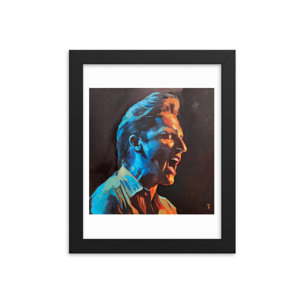 Brandon Coleman Of The Red Clay Strays (Painting) Framed Poster