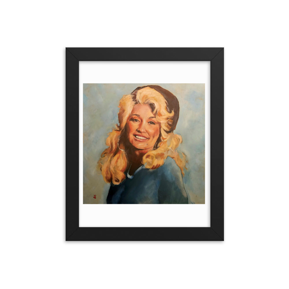 Dolly Parton (Painting) Framed Poster