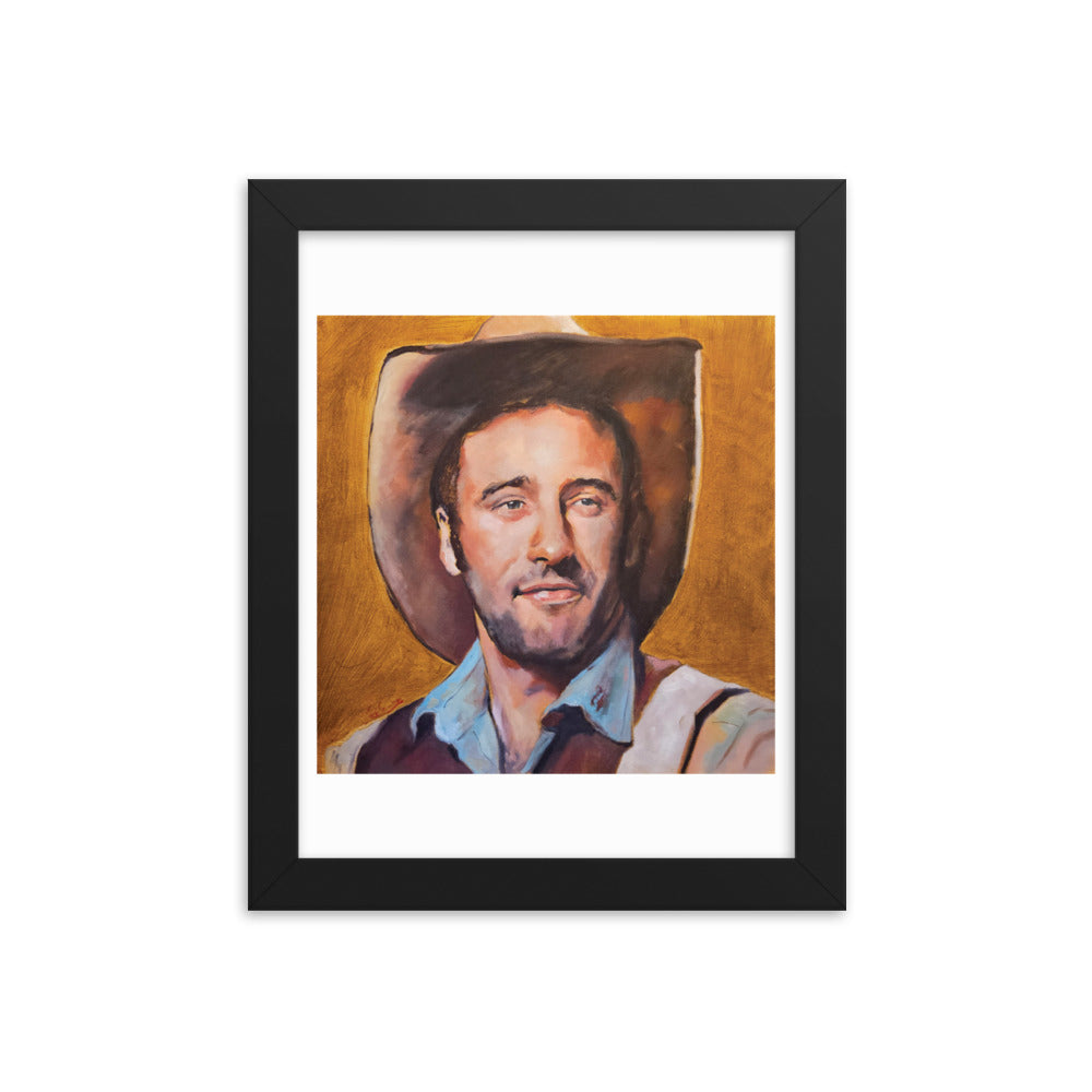 Luke Bell (Painting) Framed Poster
