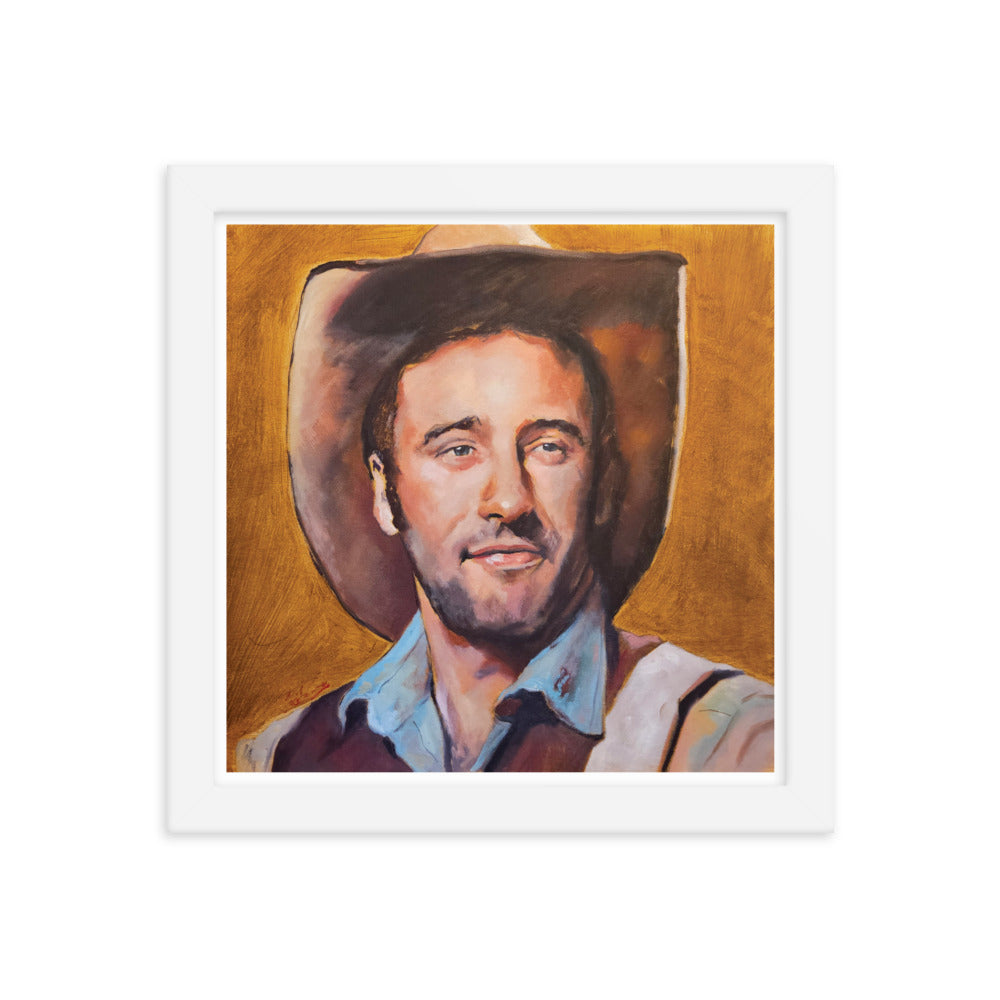 Luke Bell (Painting) Framed Poster