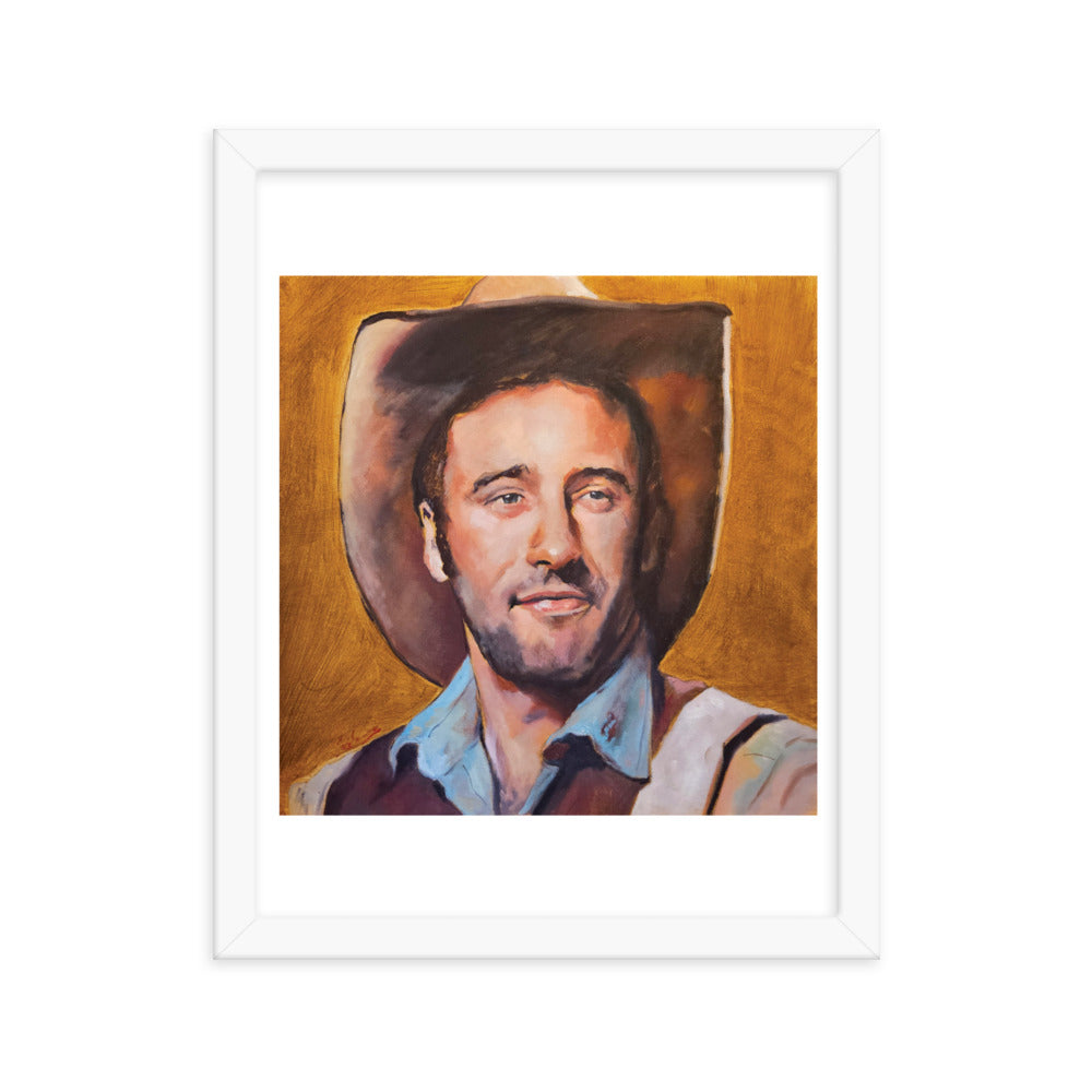 Luke Bell (Painting) Framed Poster