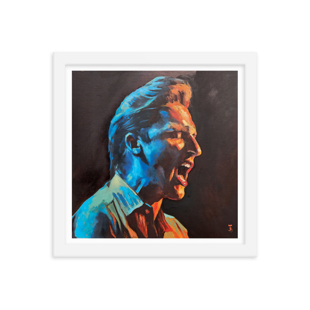 Brandon Coleman Of The Red Clay Strays (Painting) Framed Poster