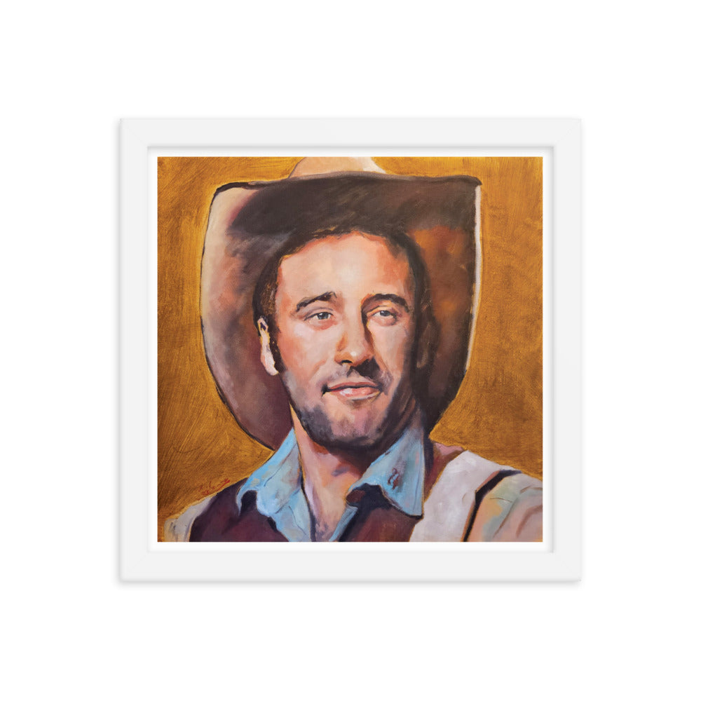 Luke Bell (Painting) Framed Poster
