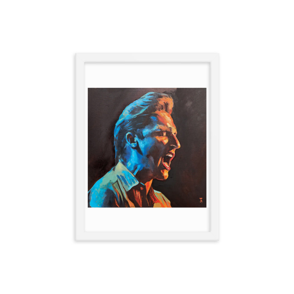 Brandon Coleman Of The Red Clay Strays (Painting) Framed Poster