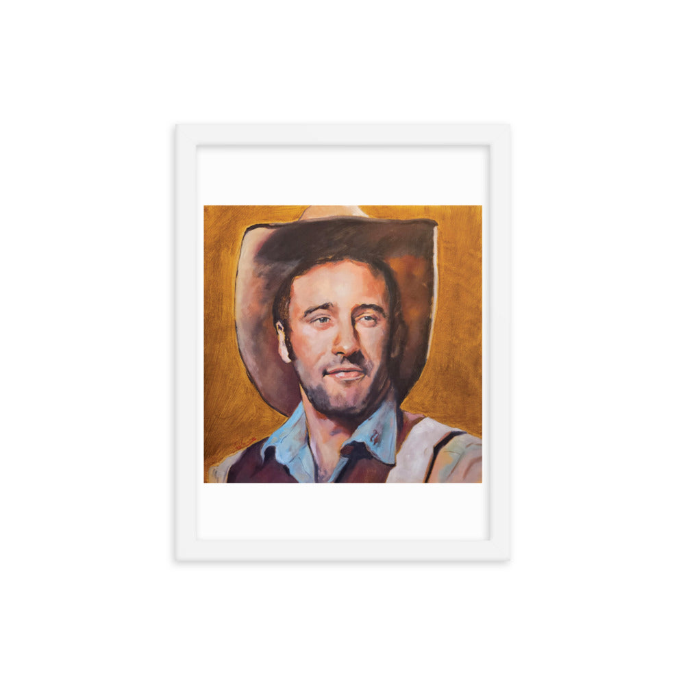 Luke Bell (Painting) Framed Poster