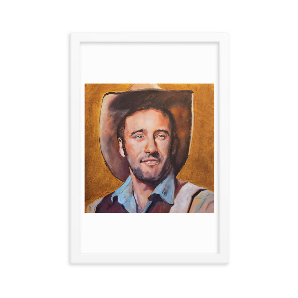 Luke Bell (Painting) Framed Poster