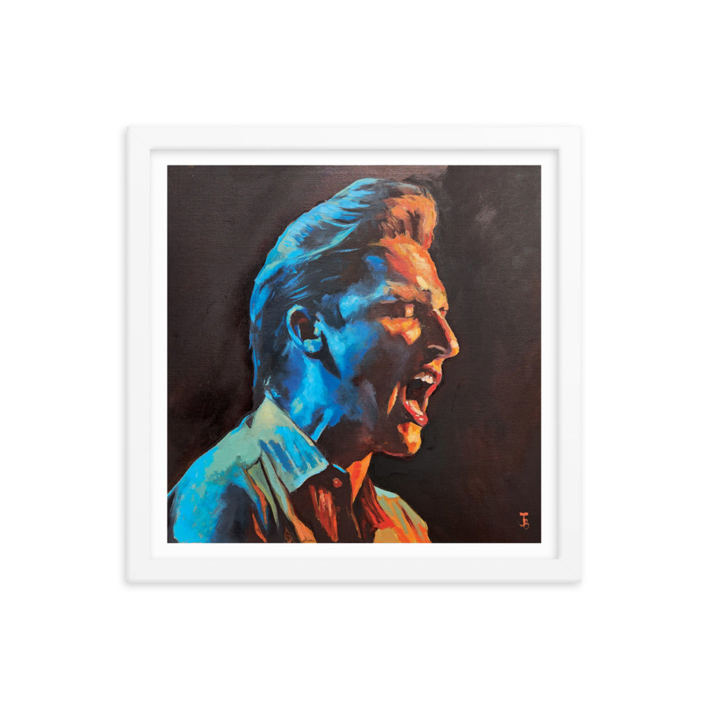 Brandon Coleman Of The Red Clay Strays (Painting) Framed Poster