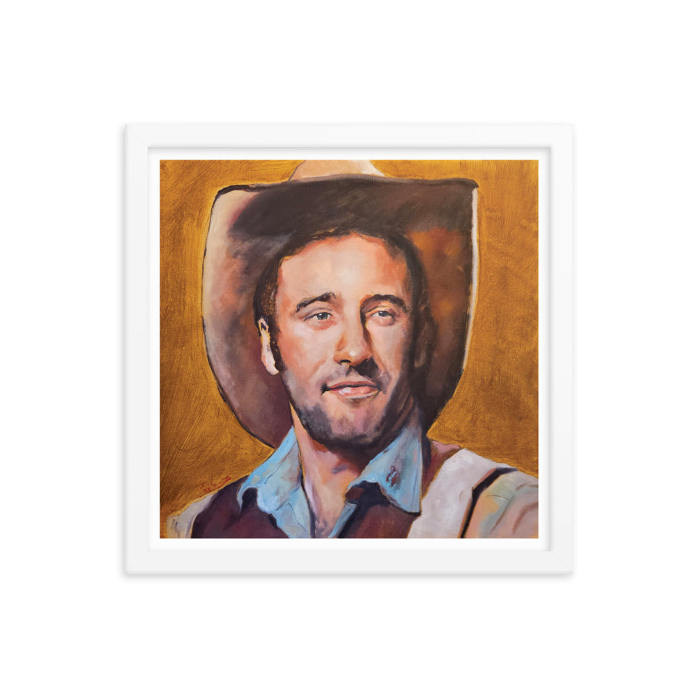 Luke Bell (Painting) Framed Poster