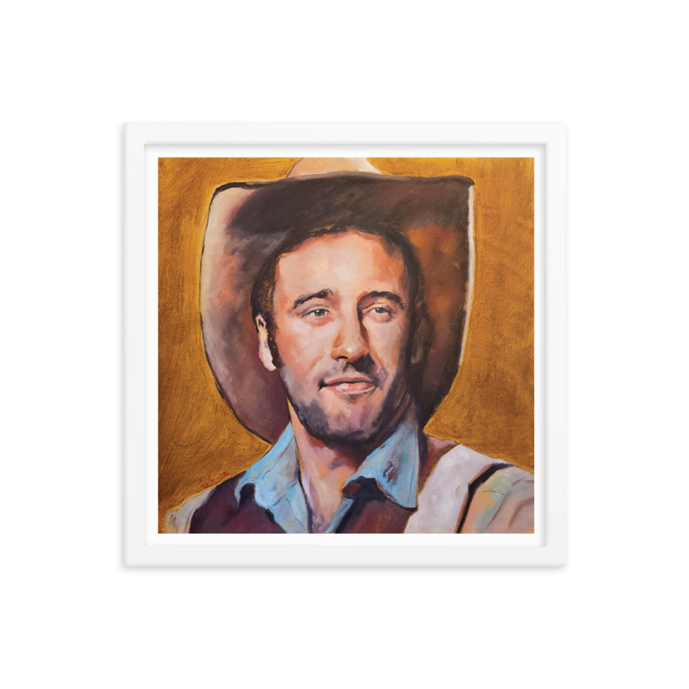 Luke Bell (Painting) Framed Poster