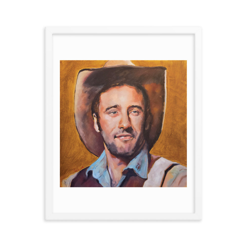 Luke Bell (Painting) Framed Poster
