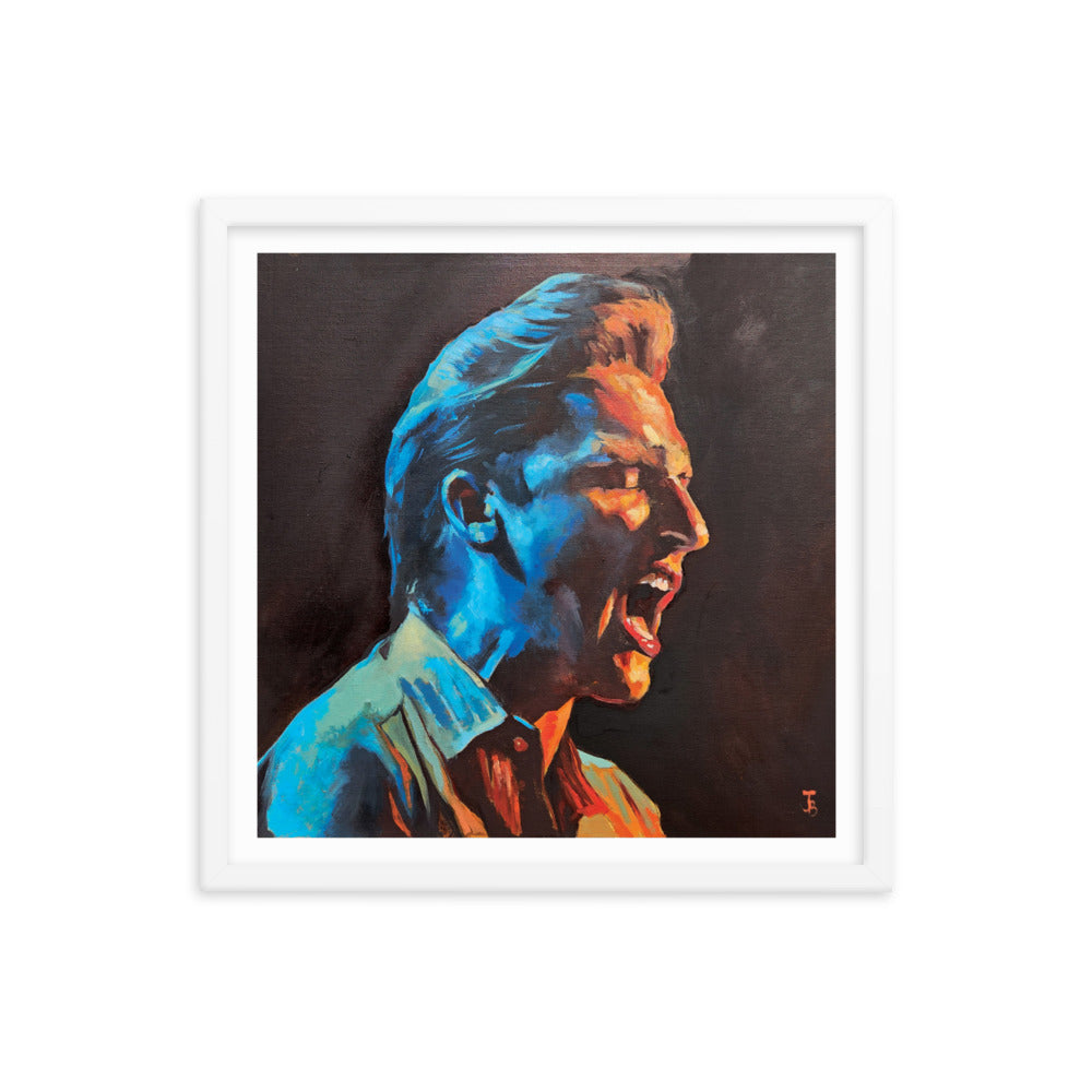 Brandon Coleman Of The Red Clay Strays (Painting) Framed Poster