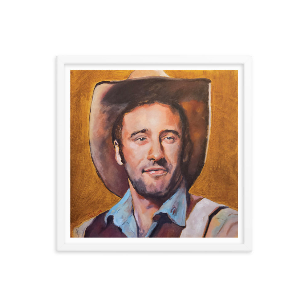 Luke Bell (Painting) Framed Poster