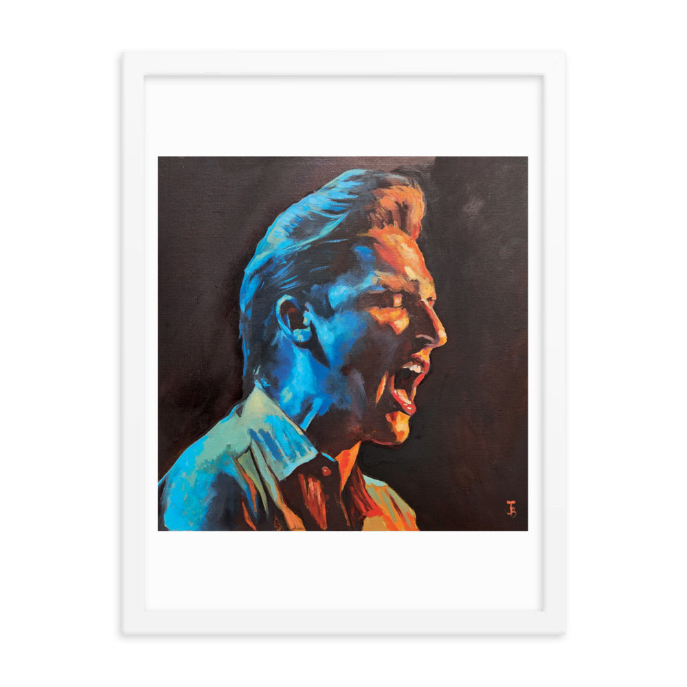 Brandon Coleman Of The Red Clay Strays (Painting) Framed Poster
