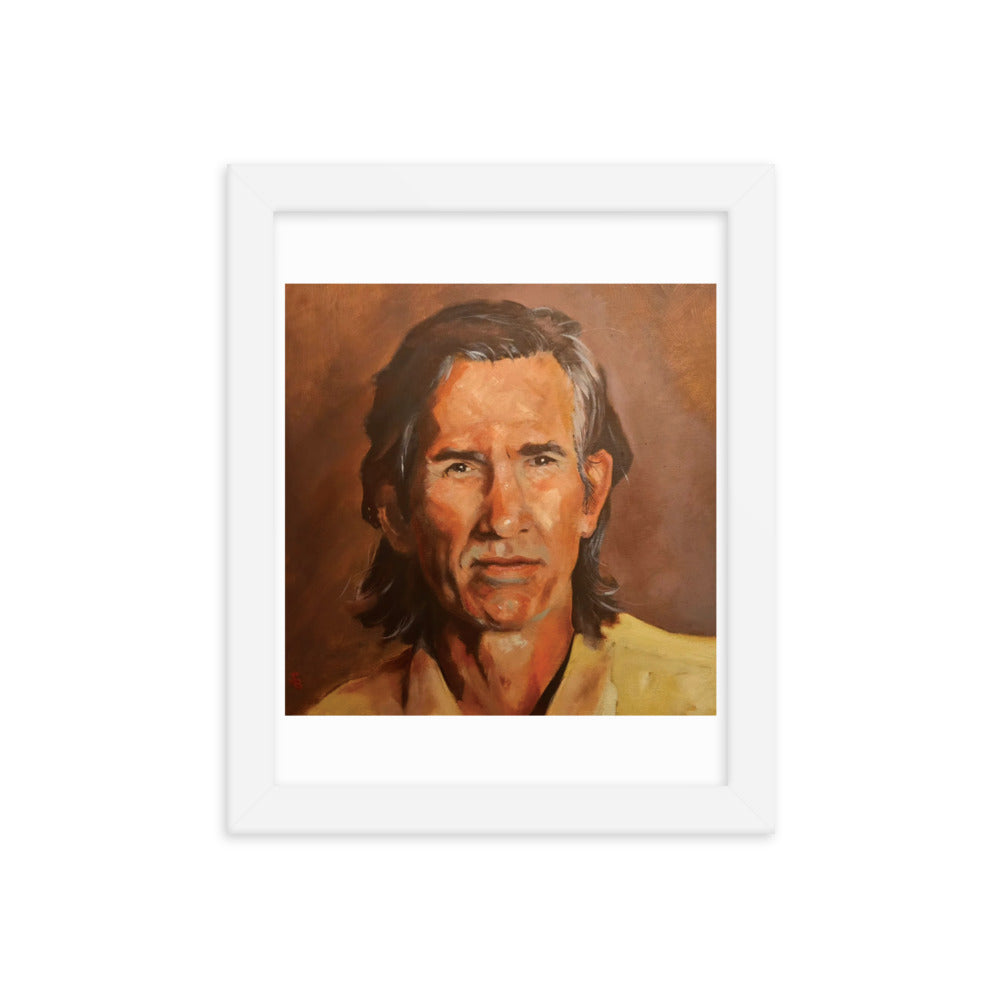 Townes Van Zandt (Painting) Framed Poster
