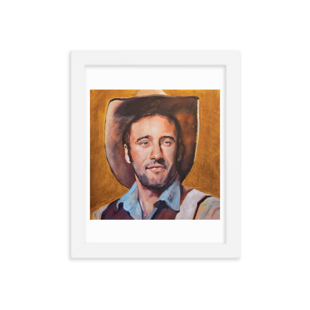 Luke Bell (Painting) Framed Poster