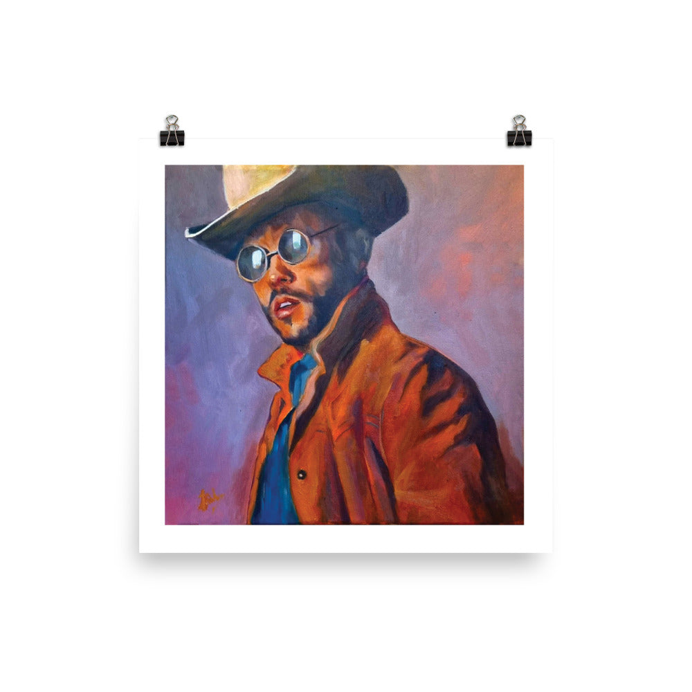 Charley Crockett (Painting) Poster