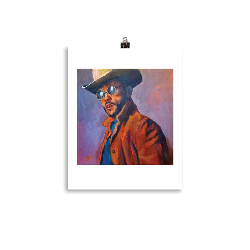 Charley Crockett (Painting) Poster