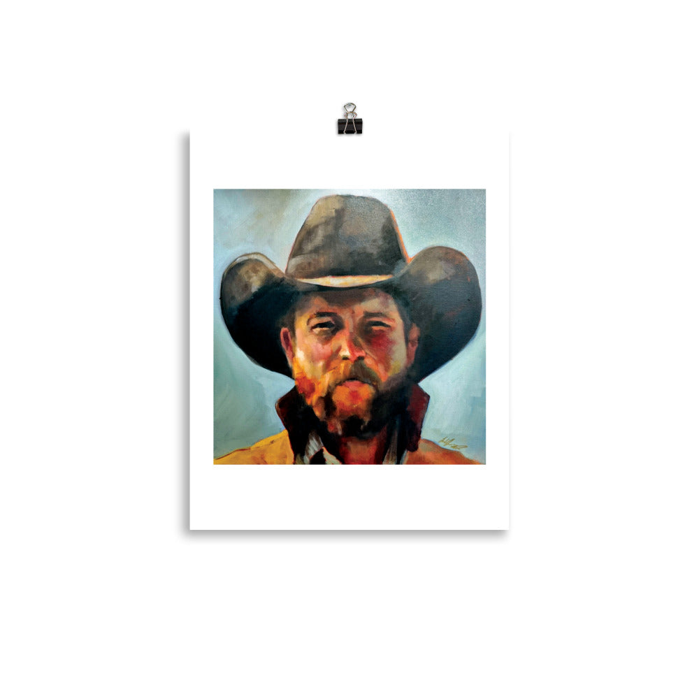 Colter Wall (Painting) Poster