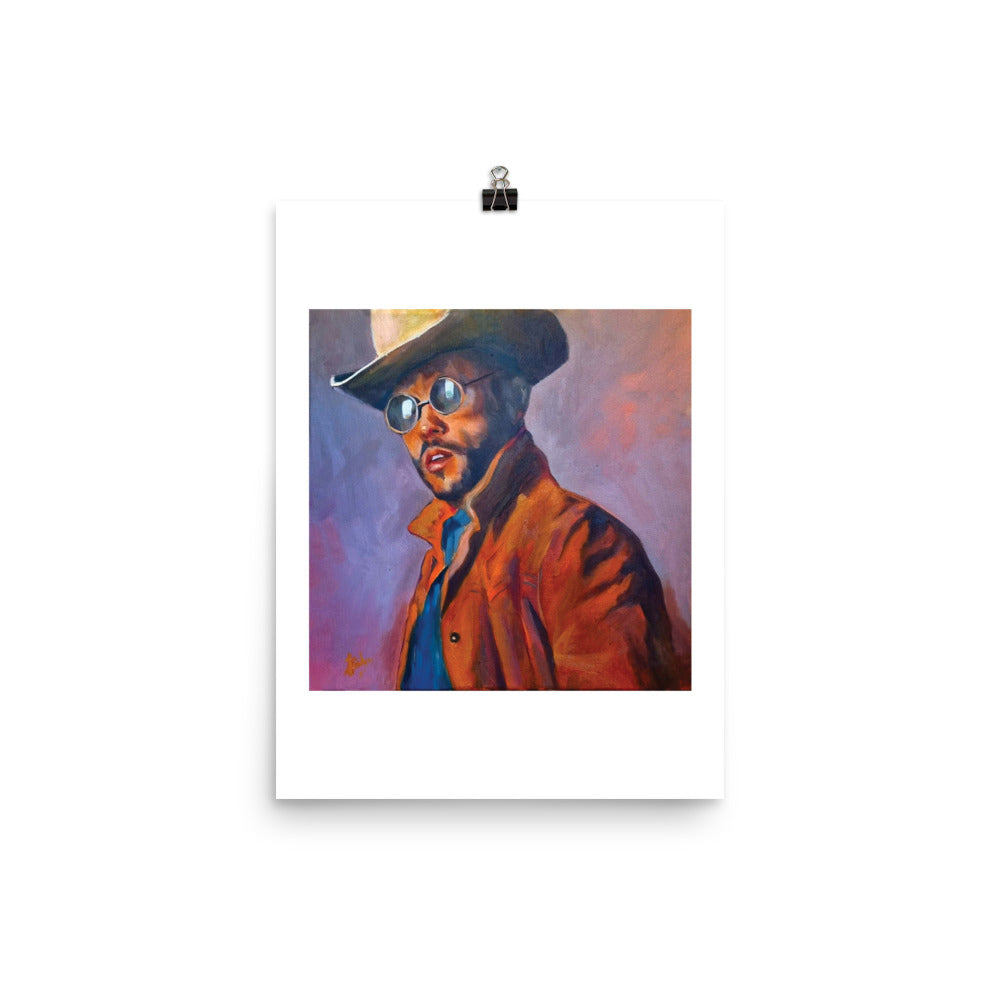 Charley Crockett (Painting) Poster