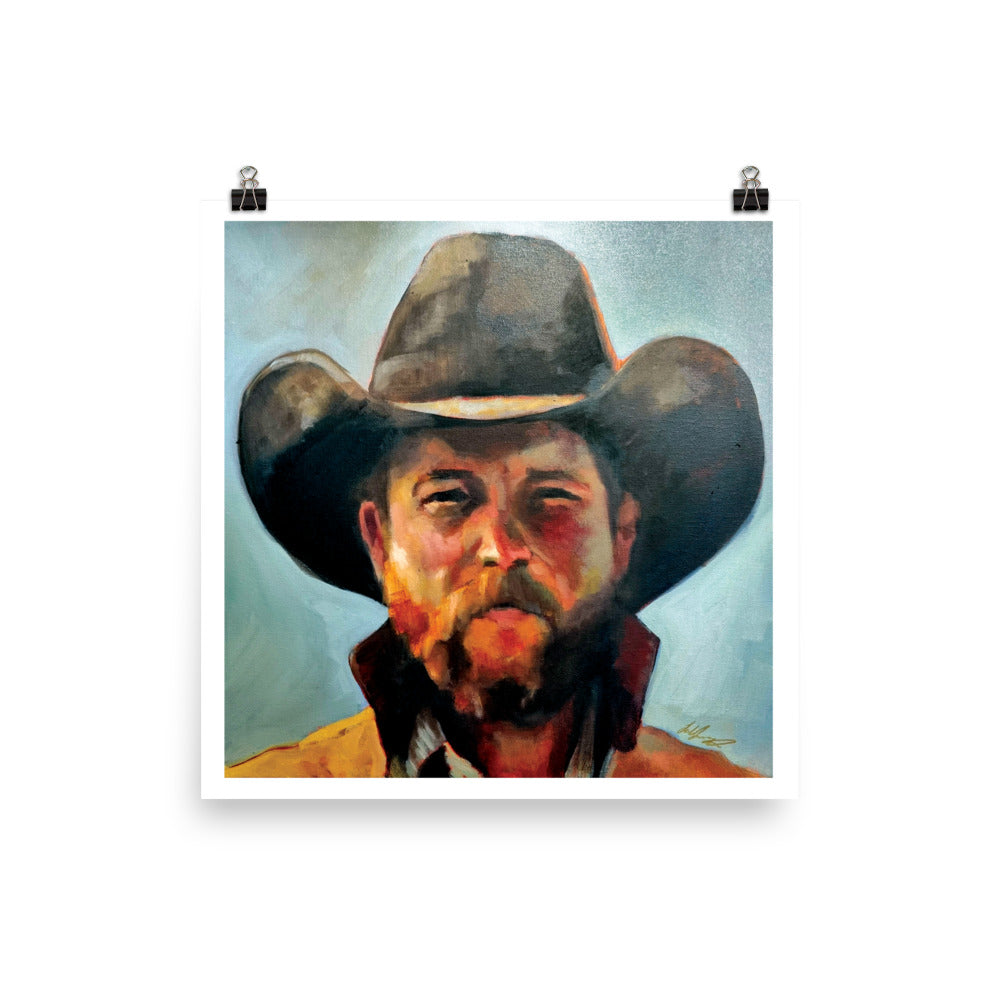 Colter Wall (Painting) Poster